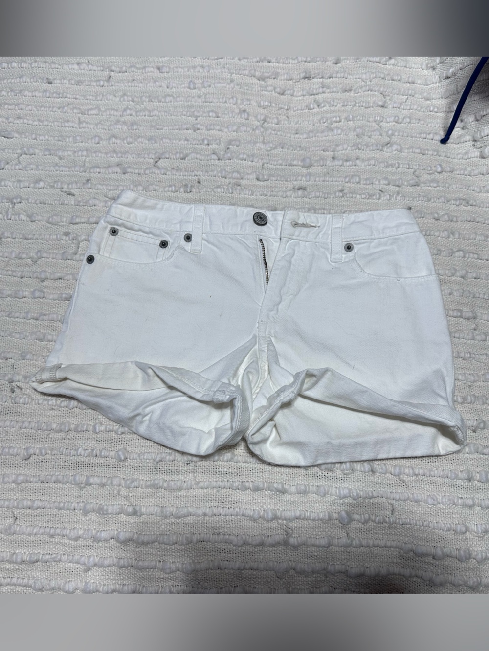 Polo Ralph Lauren Girls White Denim Shorts